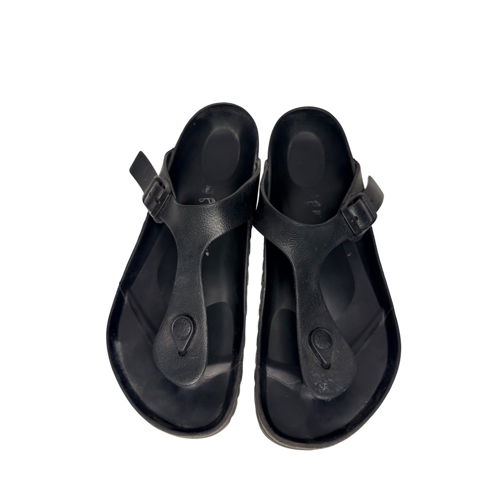 Birkenstock Gizeh EVA Black Thong Sandals Women 10 EU 40 Waterproof Lightweight